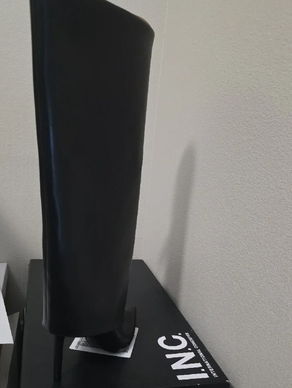 INC International Concepts Black Over-the-Knee Pointed- Boot Size9.5M W.c